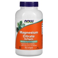 NOW Magnesium Citrate, 180 капсул NOW Magnesium Citrate, 180 капсул