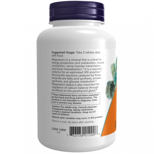 NOW Magnesium Citrate 200 mg, 100 таблеток CN11548 NOW NOW Magnesium Citrate 200 mg, 100 таблеток CN11548 NOW