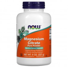 NOW Magnesium Citrate, 227 грам
