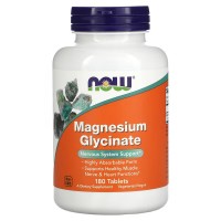 NOW Magnesium Glycinate, 180 таблеток
