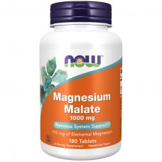 NOW Magnesium Malate 1000 mg, 180 таблеток NOW Magnesium Malate 1000 mg, 180 таблеток
