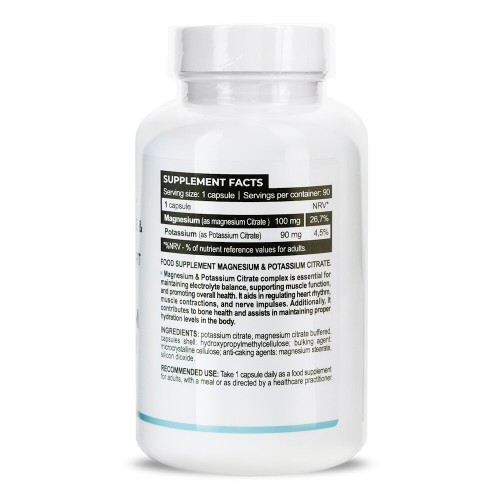 Progress Nutrition Magnesium Potassium Citrate, 90 капсул CN16449 Progress Nutrition Progress Nutrition Magnesium Potassium Citrate, 90 капсул CN16449 Progress Nutrition