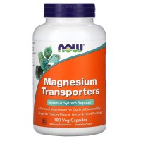 NOW Magnesium Transporters, 180 капсул NOW Magnesium Transporters, 180 капсул