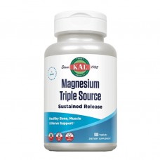 KAL Magnesium Triple Source 500 mg, 100 таблеток KAL Magnesium Triple Source 500 mg, 100 таблеток