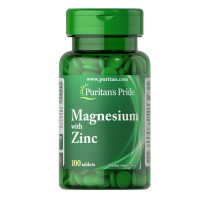 Puritan's Pride Magnesium with Zinc, 100 таблеток