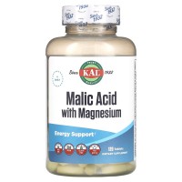 KAL Malic Acid with Magnesium, 120 таблеток KAL Malic Acid with Magnesium, 120 таблеток