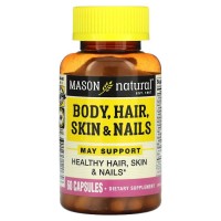 Mason Natural Body Hair Skin and Nails, 60 капсул Mason Natural Body Hair Skin and Nails, 60 капсул