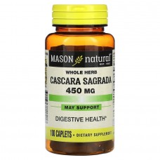 Mason Natural Cascara Sagrada Whole Herb, 100 каплет Mason Natural Cascara Sagrada Whole Herb, 100 каплет