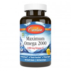 Carlson Labs Maximum Omega 2000 mg, 60 капсул Carlson Labs Maximum Omega 2000 mg, 60 капсул