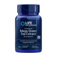 Life Extension Mega Green Tea Extract Decaffeinated, 100 вегакапсул