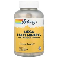 Solaray Mega Multi Mineral, 200 капсул