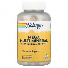 Solaray Mega Multi Mineral, 200 капсул