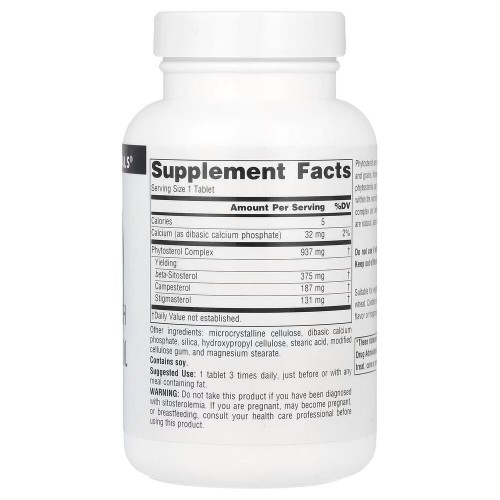 Source Naturals Beta Sitosterol 375 mg Mega Strength, 60 капсул CN20097-1 Source Naturals Source Naturals Beta Sitosterol 375 mg Mega Strength, 60 капсул CN20097-1 Source Naturals