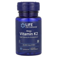 Life Extension Mega Vitamin K2 45000 mcg, 30 капсул