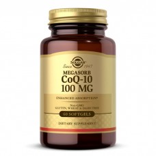 Solgar CoQ-10 100 mg Megasorb, 60 капсул Solgar CoQ-10 100 mg Megasorb, 60 капсул