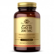 Solgar CoQ-10 200 mg, 60 капсул Solgar CoQ-10 200 mg, 60 капсул