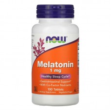 NOW Melatonin 1 mg, 100 таблеток NOW Melatonin 1 mg, 100 таблеток