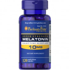 Puritan's Pride Melatonin 10 mg, 120 капсул Puritan's Pride Melatonin 10 mg, 120 капсул