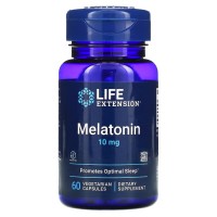 Life Extension Melatonin 10 mg, 60 вегакапсул Life Extension Melatonin 10 mg, 60 вегакапсул