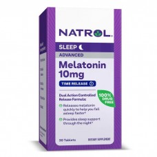 Natrol Melatonin 10 mg, 30 таблеток Natrol Melatonin 10 mg, 30 таблеток