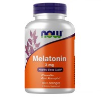 NOW Melatonin 3 mg, 180 жевательных таблеток NOW Melatonin 3 mg, 180 жевательных таблеток