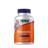 NOW Melatonin 3 mg, 60 вегакапсул NOW Melatonin 3 mg, 60 вегакапсул