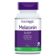 Natrol Melatonin 3mg, 60 таблеток Natrol Melatonin 3mg, 60 таблеток