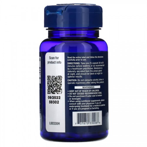 Life Extension Melatonin 3 mg, 60 вегакапсул CN10772 Life Extension Life Extension Melatonin 3 mg, 60 вегакапсул CN10772 Life Extension