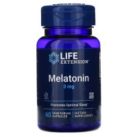 Life Extension Melatonin 3 mg, 60 вегакапсул Life Extension Melatonin 3 mg, 60 вегакапсул