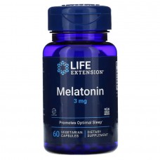 Life Extension Melatonin 3 mg, 60 вегакапсул Life Extension Melatonin 3 mg, 60 вегакапсул