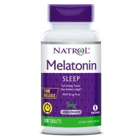 Natrol Melatonin 5mg Time Release, 100 таблеток Natrol Melatonin 5mg Time Release, 100 таблеток