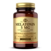 Solgar Melatonin 5 mg, 60 таблеток Solgar Melatonin 5 mg, 60 таблеток