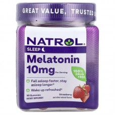 Natrol Melatonin 10mg Gummies, 90 желейок Natrol Melatonin 10mg Gummies, 90 желейок