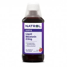Natrol Melatonin 2.5 mg Liquid, 237 мл - Ягоди