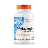 Doctor's Best Melatonin 5 mg, 120 жевательных таблеток Doctor's Best Melatonin 5 mg, 120 жевательных таблеток