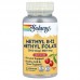 Solaray Methyl B-12 & Methyl Folate, 60 льодяників - Вишня CN20300-1 Solaray