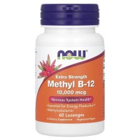 NOW Methyl B12 10000 mcg, 60 леденцов NOW Methyl B12 10000 mcg, 60 леденцов