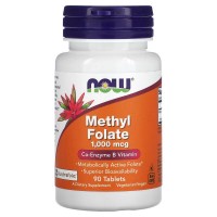 NOW Methyl Folate 1000 mcg, 90 таблеток NOW Methyl Folate 1000 mcg, 90 таблеток