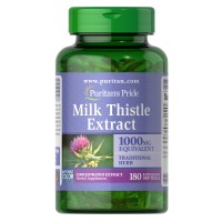 Puritan's Pride Milk Thistle 4:1 Extract 1000 mg, 180 капсул Puritan's Pride Milk Thistle 4:1 Extract 1000 mg, 180 капсул