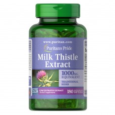 Puritan's Pride Milk Thistle 4:1 Extract 1000 mg, 180 капсул Puritan's Pride Milk Thistle 4:1 Extract 1000 mg, 180 капсул
