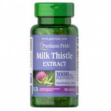 Puritan's Pride Milk Thistle 4:1 Extract 1000 mg, 90 капсул Puritan's Pride Milk Thistle 4:1 Extract 1000 mg, 90 капсул