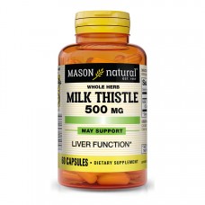 Mason Natural Milk Thistle 500 mg Whole Herb, 60 капсул Mason Natural Milk Thistle 500 mg Whole Herb, 60 капсул