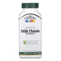 21st Century Milk Thistle Extract, 200 вегакапсул 21st Century Milk Thistle Extract, 200 вегакапсул