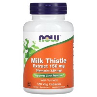NOW Silymarin Milk Thistle 150 mg, 120 вегакапсул NOW Silymarin Milk Thistle 150 mg, 120 вегакапсул