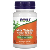 NOW Silymarin Milk Thistle 150 mg, 60 вегакапсул