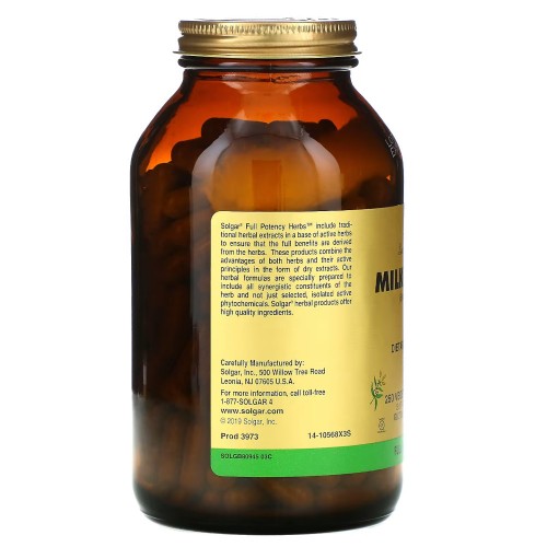 Solgar Milk Thistle, 250 вегакапсул CN10128 Solgar Solgar Milk Thistle, 250 вегакапсул CN10128 Solgar