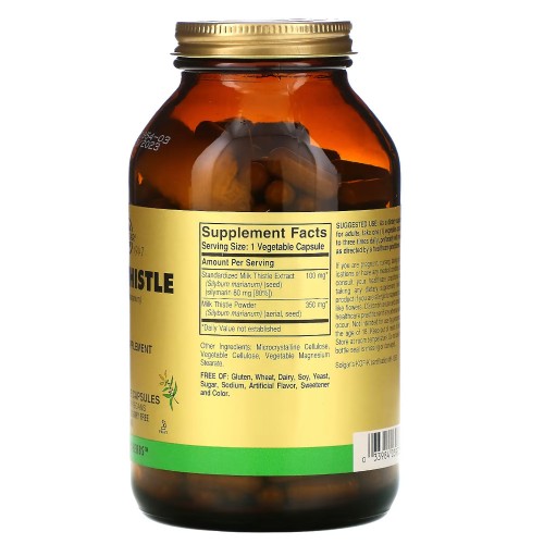 Solgar Milk Thistle, 250 вегакапсул CN10128 Solgar Solgar Milk Thistle, 250 вегакапсул CN10128 Solgar