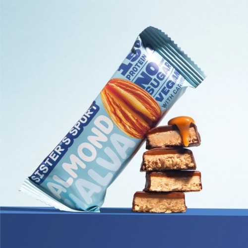 Sister's Sport Protein Halva, 40 грам - Карамель-мигдаль CN16873 Sister's Sport Protein Halva, 40 грам - Карамель-мигдаль CN16873