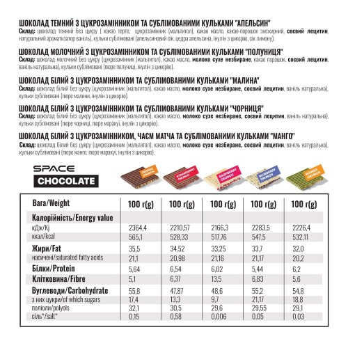Spacefood Space Chocolate Crunch, 10*25 грам - Мікс CN20084-1 Spacefood Spacefood Space Chocolate Crunch, 10*25 грам - Мікс CN20084-1 Spacefood