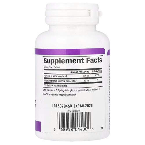 Natural Factors Mixed Vitamin E 134 mg, 90 капсул CN16757 Natural Factors Natural Factors Mixed Vitamin E 134 mg, 90 капсул CN16757 Natural Factors